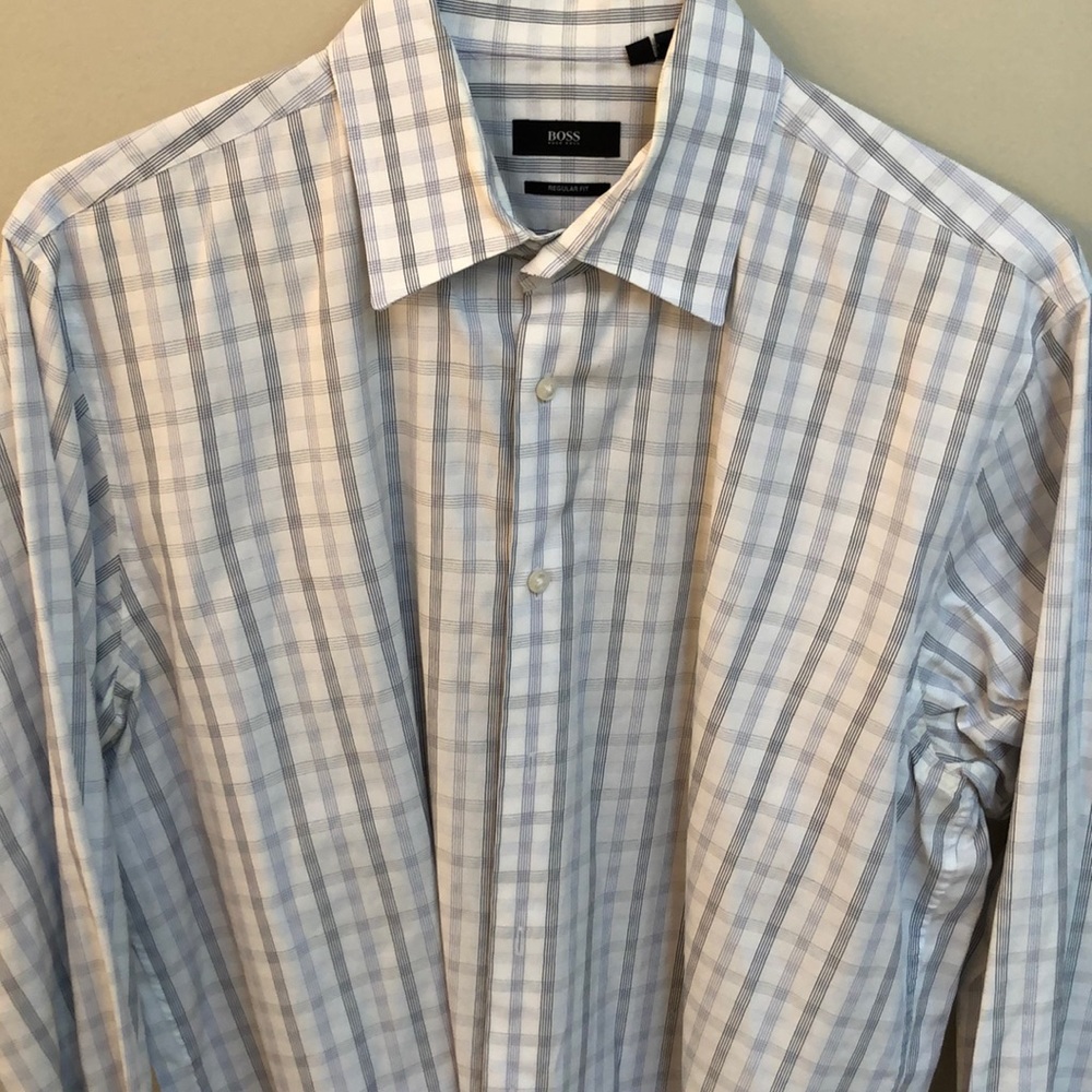 Hugo Boss Regular Fit Dress Shirt - image 1